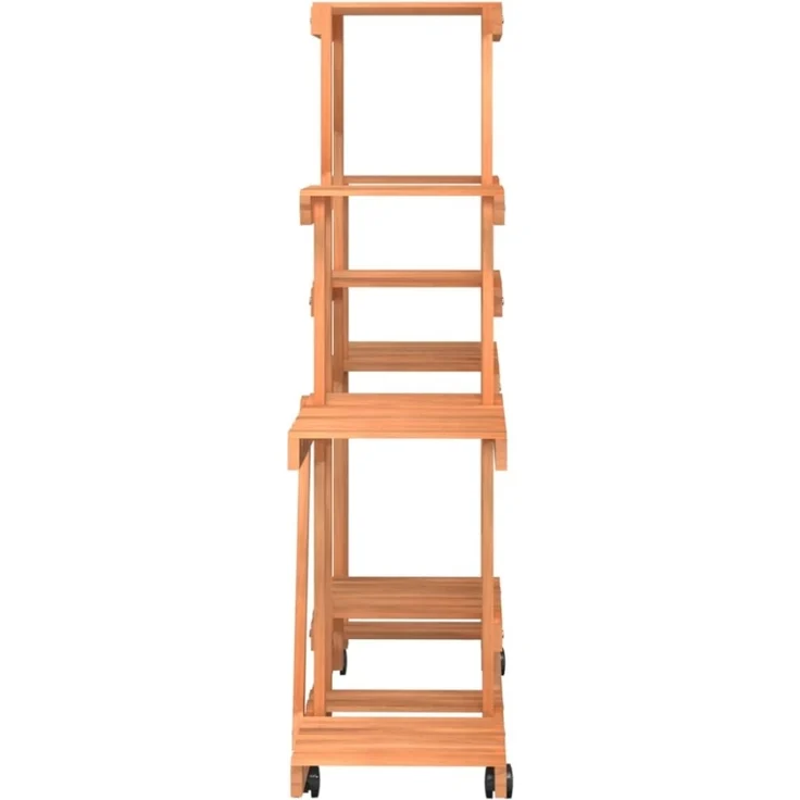 vidaXL Blumenständer mit Rollen 110x25x101 cm Massivholz Tanne 362852 – Bild 2
