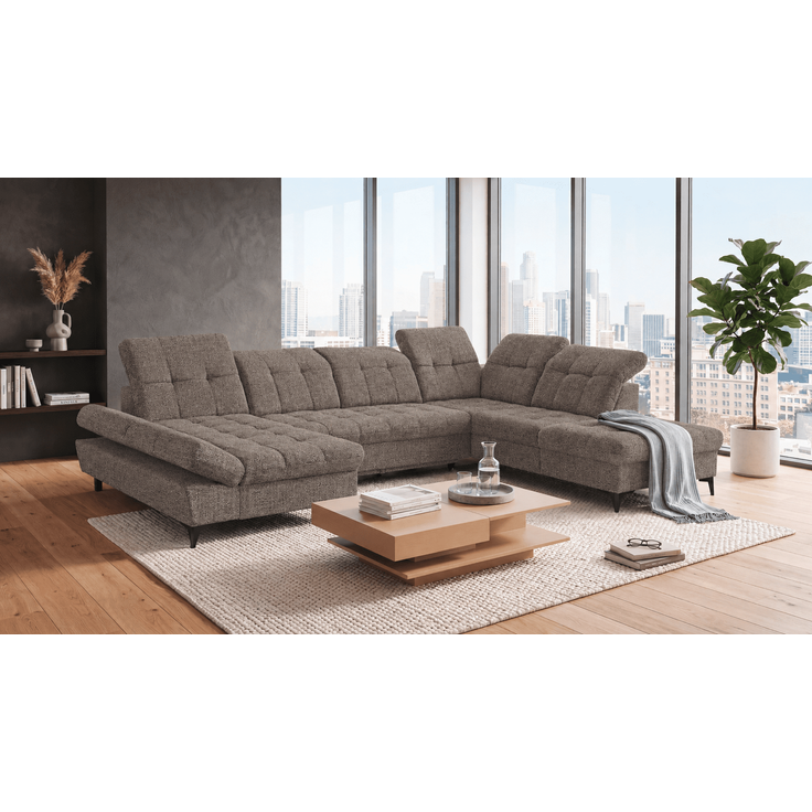 Wohnlandschaft Mercy ED Exciting Design mit Schlaffunktion