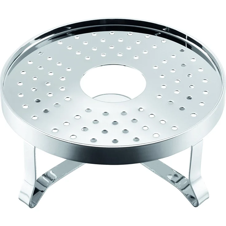 Bodum Teebereiter mit Plastikfilter 1,3 L mit Rechaud Chambord Set verchromt – Bild 2