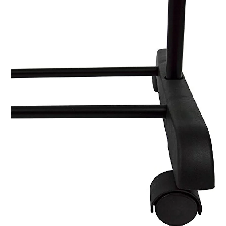 Home Vida Kleiderständer, einzelne Kleiderstange, verstellbar, Metall, silberfarben, 160.0 x 42.0 x 81.0 – Bild 7