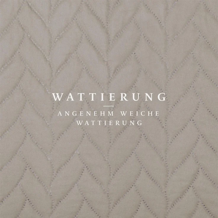 Tagesdecke ( Creme ) 220x240 cm mit wattierter Zwischenlage, Bettüberwurf - Überwurfdecke, Sommerdecke gesteppt - Steppdecke, Wendedecke – Bild 6