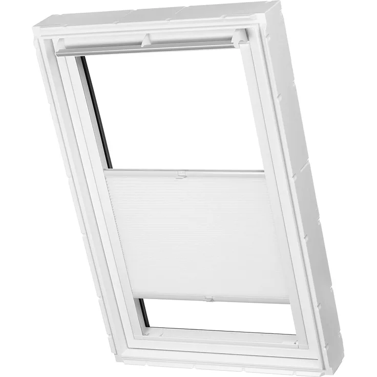 ventanara Dachfensterplissee Dachfenster passend für Velux Fenster Weiß MK06