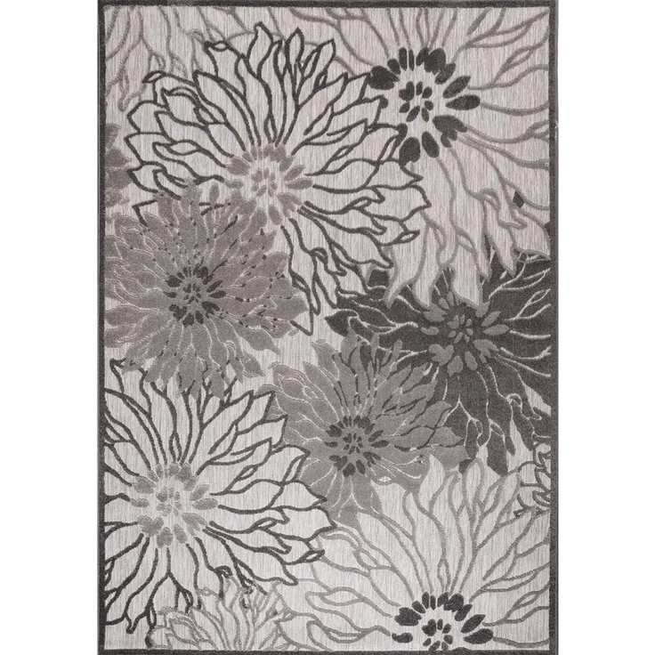 Sanat Teppich Floral 2 Outdoor, auch als Läufer und rund, rechteckig, Höhe: 6 mm, In- und Outdoor geeignet, Blumen, Balkon, Terrasse, Außenbereich – Bild 2