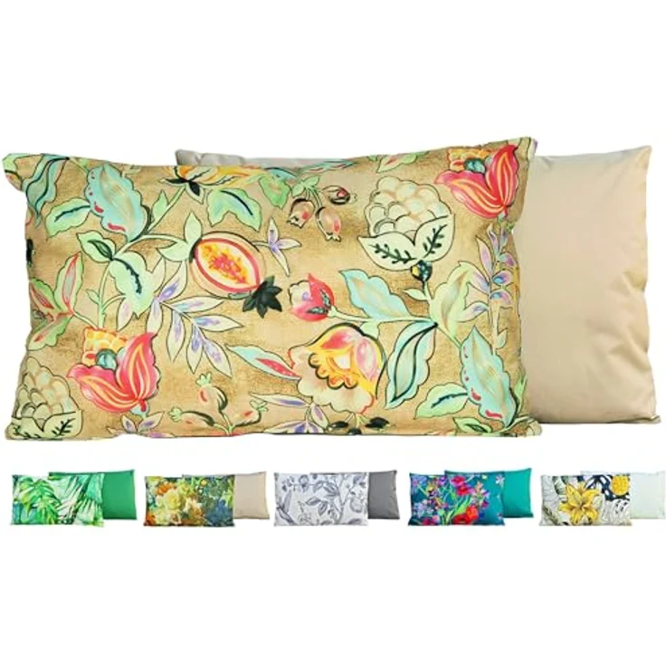 JACK Dekokissen Outdoor Lounge Kissen 30x50cm Motiv inkl. Füllung, mit Lotus-Effekt, Robust, Strapazierfähig, für Innen & Außen geeignet – Bild 2