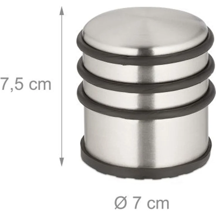 Relaxdays Edelstahl Türstopper im 2er Set – Bild 4