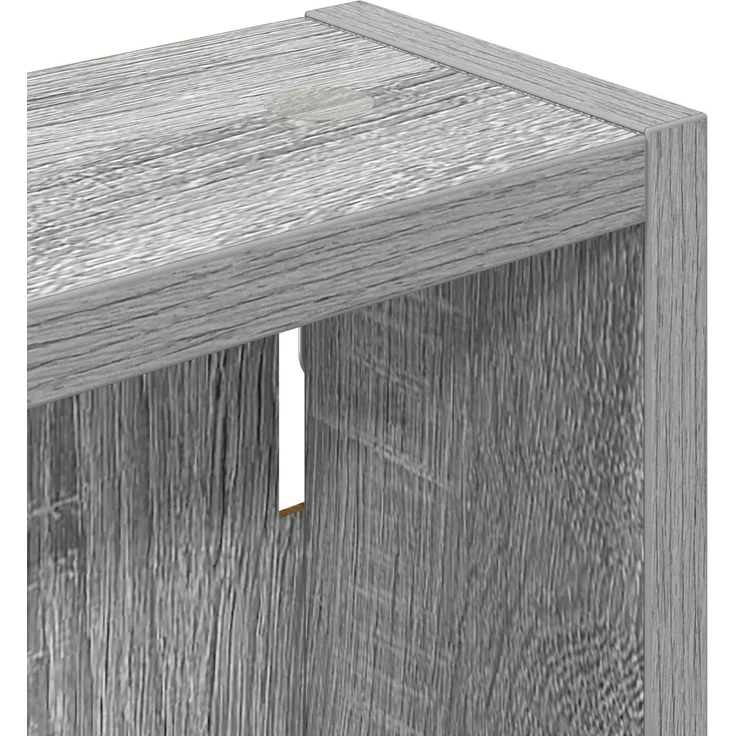 vidaXL Badezimmer-Wandschrank mit Regal Graues Sonoma 40 x 10 x 50 cm 889348 – Bild 7