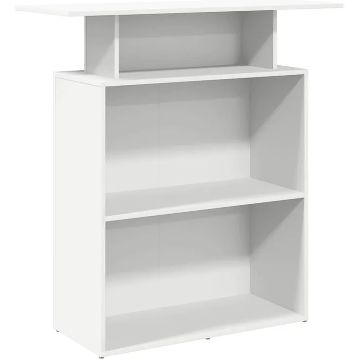 vidaXL Empfangstresen Weiß 100 x 40 x 104 cm Holzwerkstoff 859051