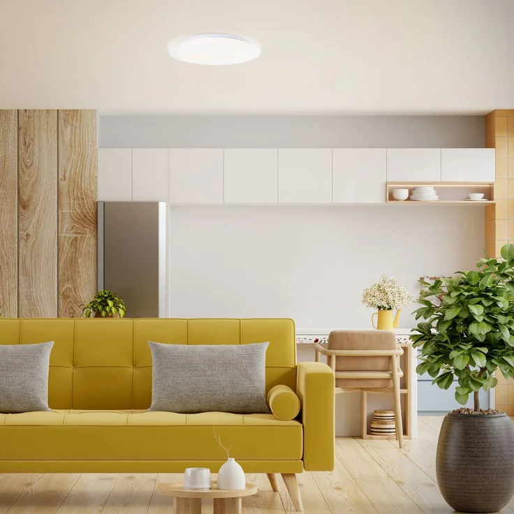 Brilliant LED Wand- und Deckenleuchte Vittoria G80565A05 Flur, Küche, Schlafzimmer, Arbeitszimmer, 0 Kunststoff/Metall Indoor Decke weiß - LED fest integriert – Bild 6