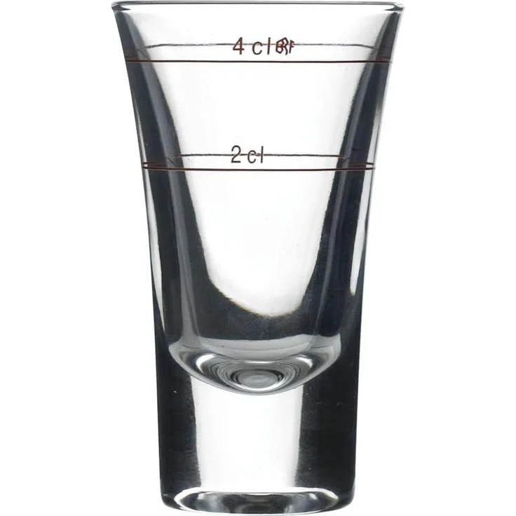 Bormioli Rocco Schnapsglas Dublino, Glas, Schnapsglas Shotglas Stamper 57ml Glas transparent 6 Stück