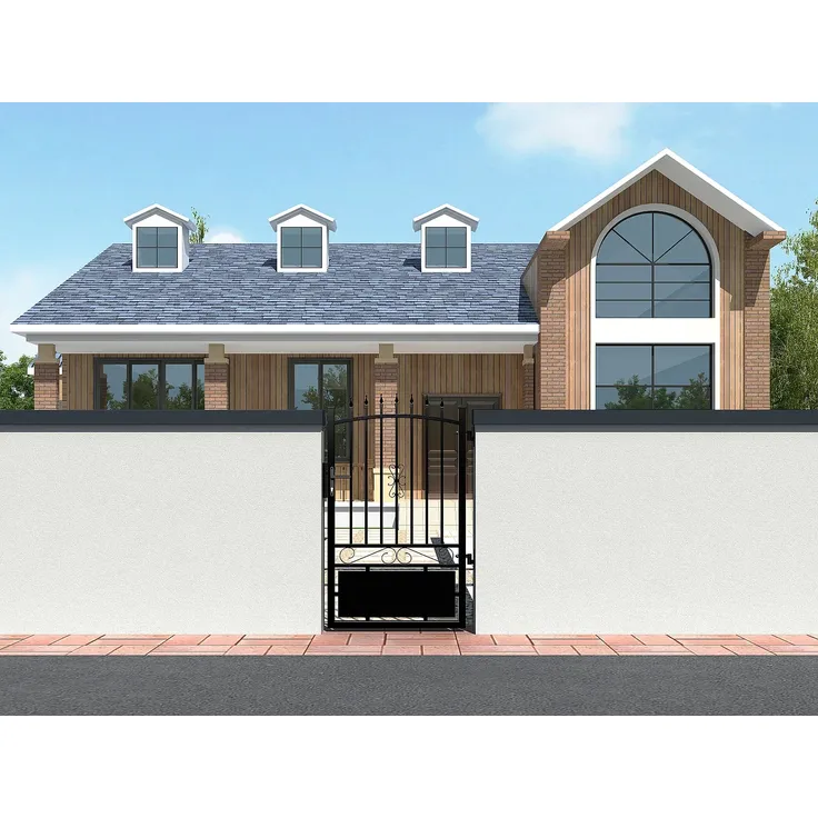 Vente-unique - NERBIS Pedestrian gate Metall Schwarz - B 5 cm x H 160 cm x L 100 cm