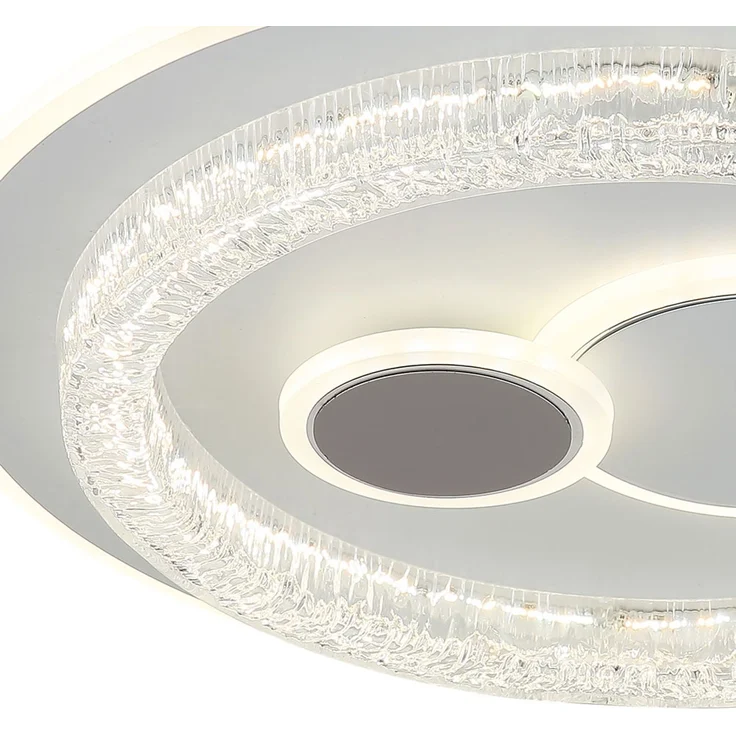 LED Deckenleuchte, Metall, Weiß, CCT, Memory, Farbwechsel, Ø 49,5 cm – Bild 7