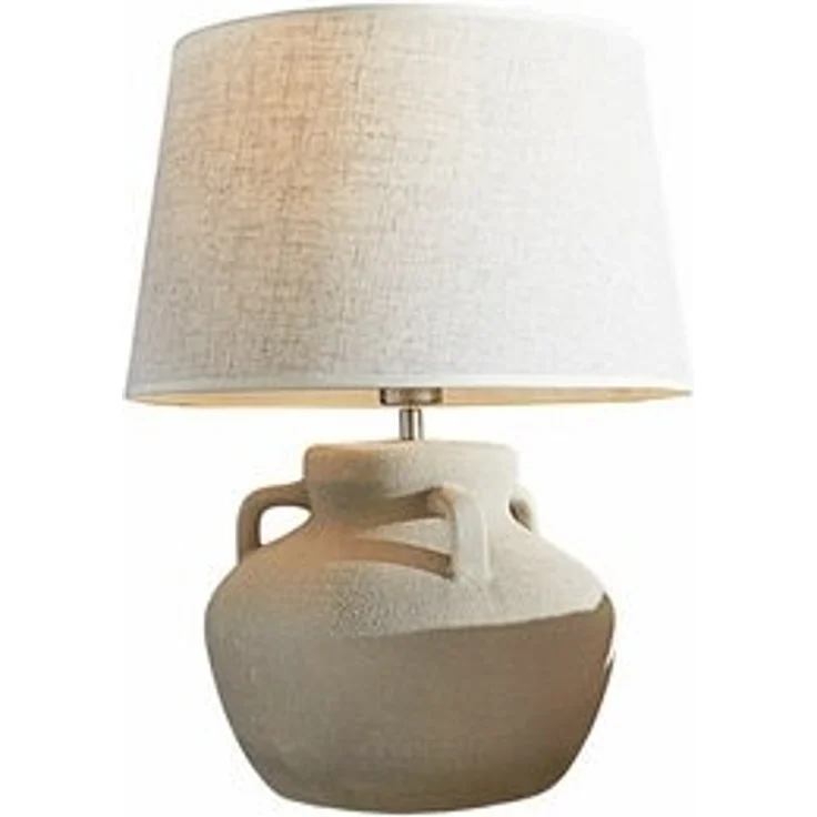 Mirabeau Tischleuchte Tischlampe Parya creme – Bild 6
