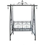 Hollywood Schaukel aus Metall, Gartenschaukel KARI