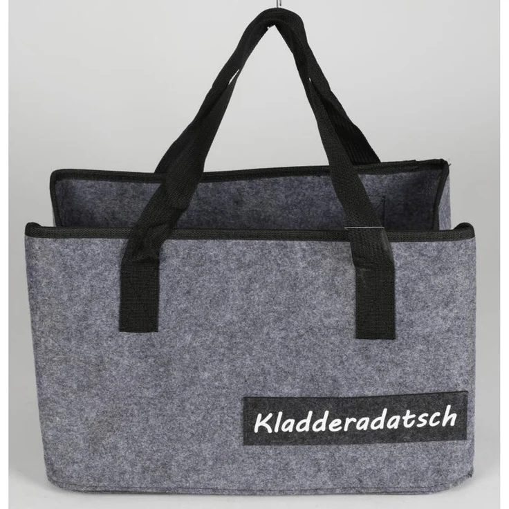 Filztasche Schriftzug Kamin Brennholz Korb Tragen Shopper Aufbewahrung Einkauf – Bild 12