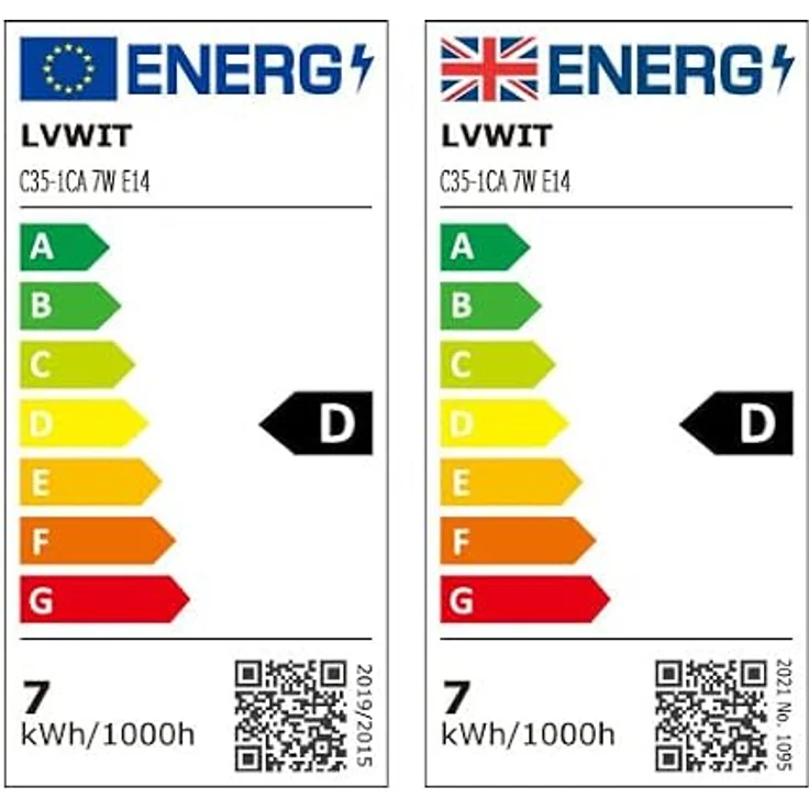 LVWIT E14 LED Warmweiß 7W, Kerzenlampe für Kronleuchter, Filament Glühbirne Kerzeform E14 1055LM 2700K, ersetzt 75W Halogenlampen, Classic Glühfaden, Nicht Dimmbar, 6er Pack – Bild 7