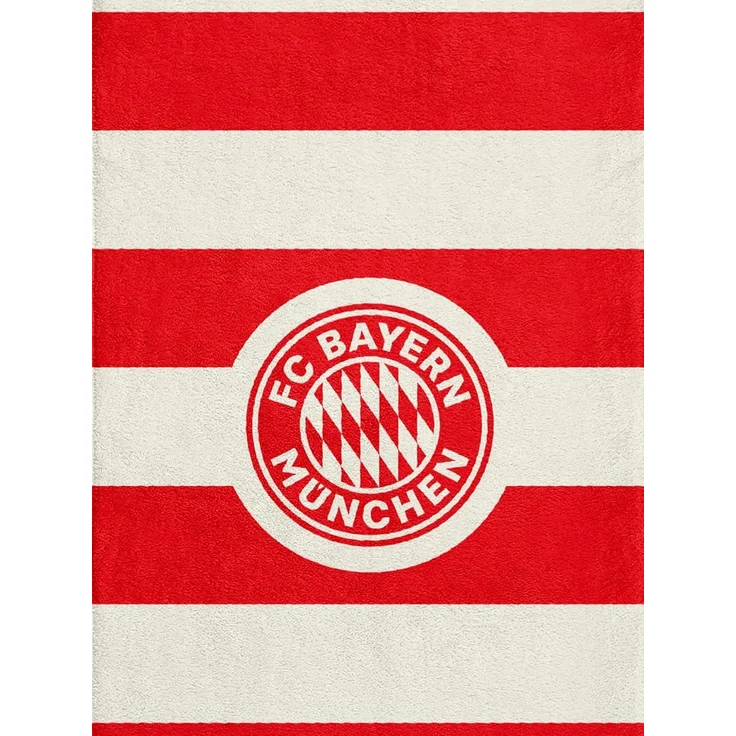 FC Bayern München Badetuch FC Bayern München I Handtuch I Duschtuch I Badetuch I Rot-Weiß, Baumwolle – Bild 2