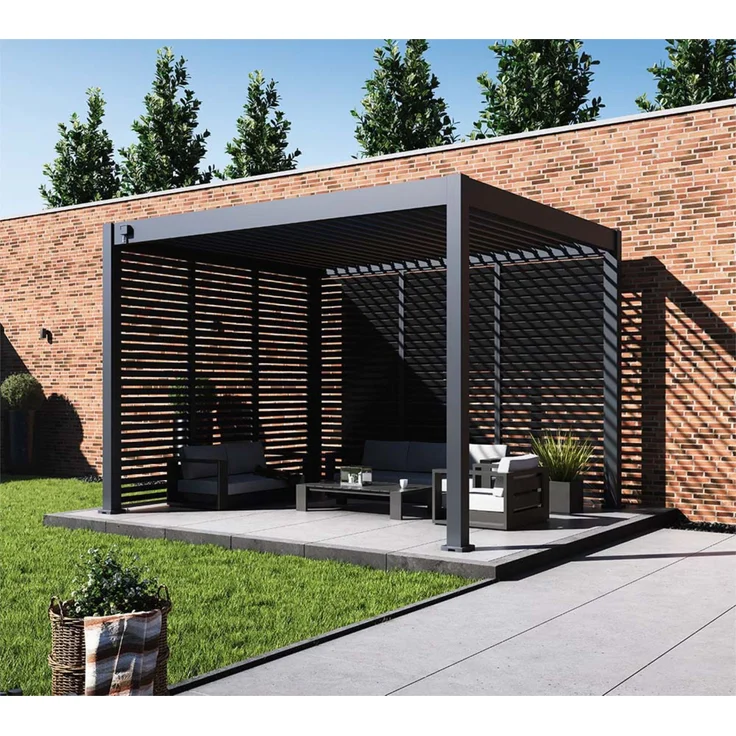 Paragon Outdoor Lamellen Sichtschutz | Seitenteil – Bild 3