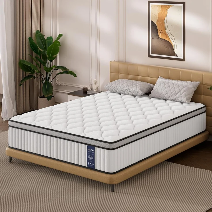 BedStory Matratze 80x200 cm,Taschenfederkernmatratze Höhe 31cm,Orthopädische Matratze mit Komfortschaum H3&H4 Härtegrad,Federkernmatratze für Erwachsene Öko-Tex Zertifiziert & CertiPUR Zertifiziert