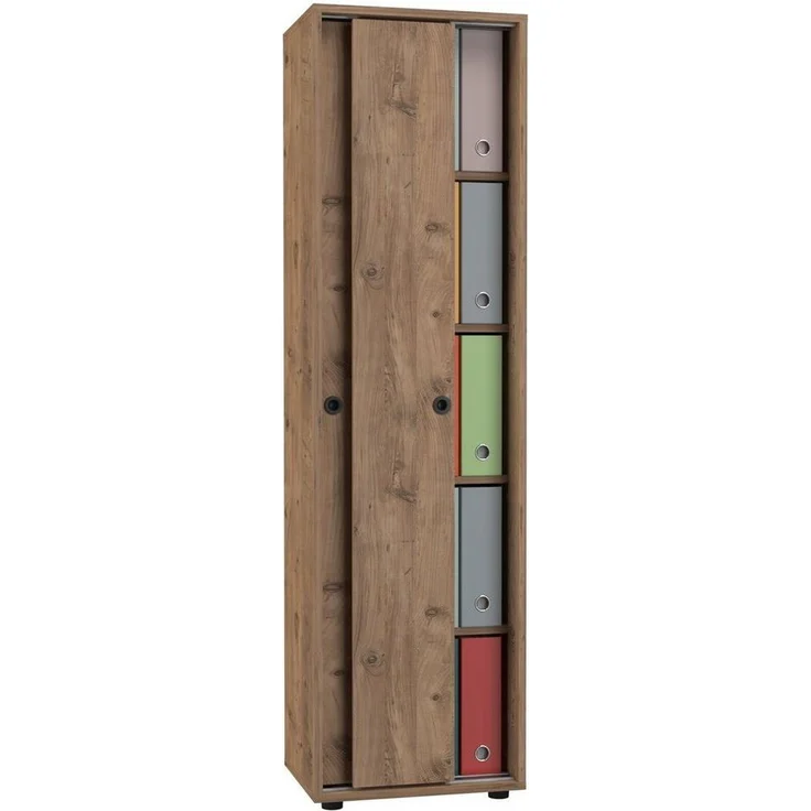 VCM Büroschrank Ulas 919825 Honig-Eiche H. 168 x B. 49 x T. 38 cm – Bild 5
