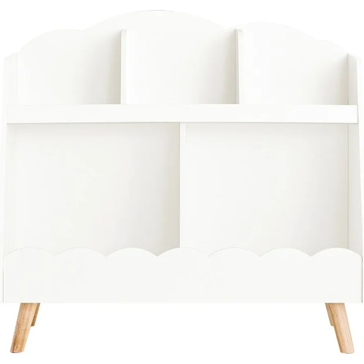 SoBuy KMB100-W Kinderregal, MDF, Melamin, Weiß, 62 x 71 x 30 cm – Bild 1