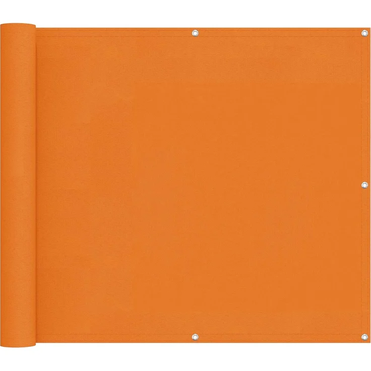 vidaXL Balkonsichtschutz Orange 100 x 1000 cm Oxford-Stoff 42030836 – Bild 1