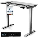 Höhenverstellbarer Schreibtisch Gestell - Schreibtisch Höhenverstellbar Elektrisch mit Flüsterleisem Dual-Motor & Touchscreen - Hohe Tragfähigkeit - Stehtisch von Desktronic