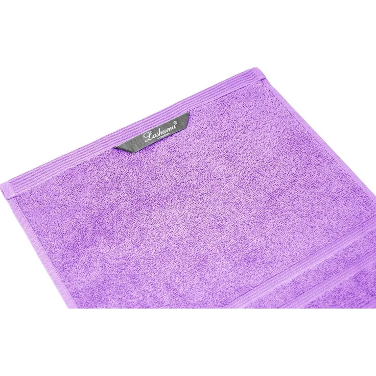 Lashuma Handtuch Set London, Frottee (Set, 6-St), Saugstarke Waschlappen Lila 30x30 cm – Bild 2