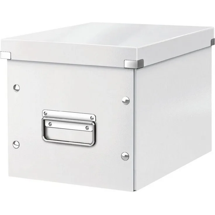 Leitz Archivbox Click & Store Cube M Hartpappe weiß