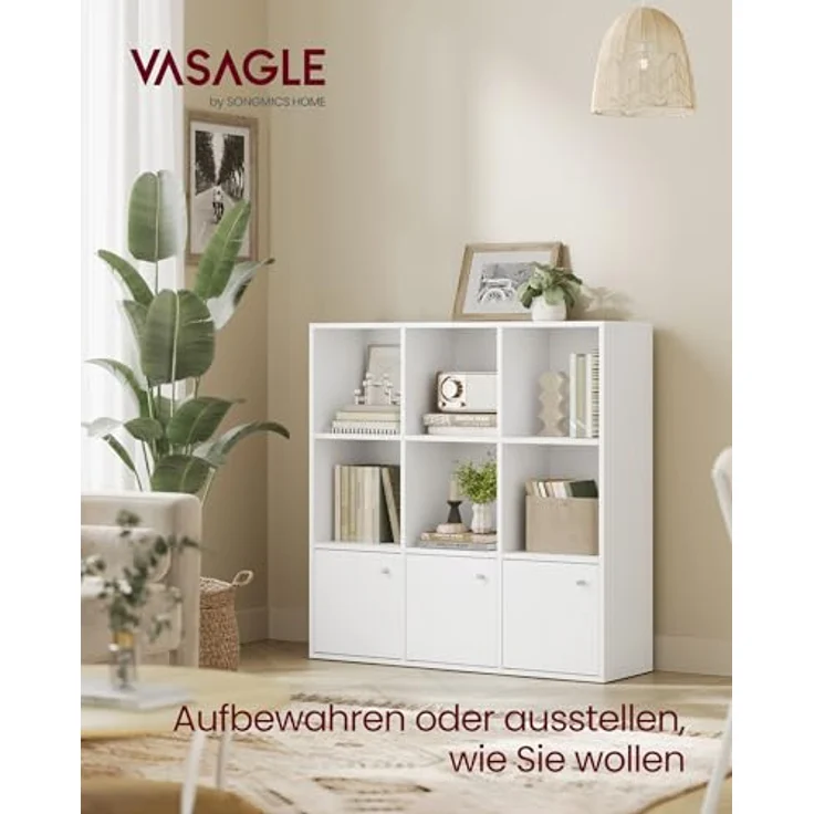 Nancy's Bücherregal Weiß 9 Boxen - Bücherregale Weiß Kinderzimmer – Bild 5