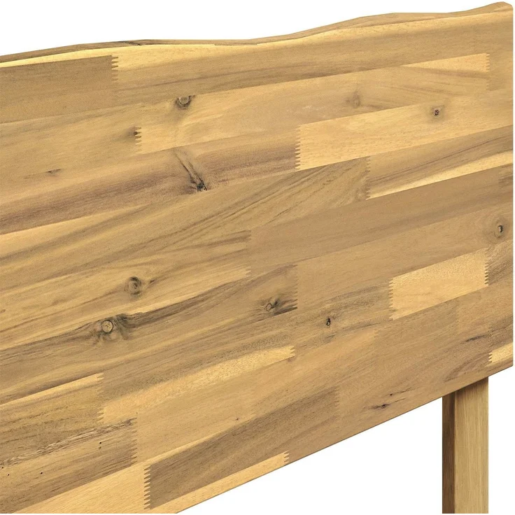 vidaXL Einzelbettgestell mit Kopfteil ROSTOCK Weiß gewaschen 903418 – Bild 8