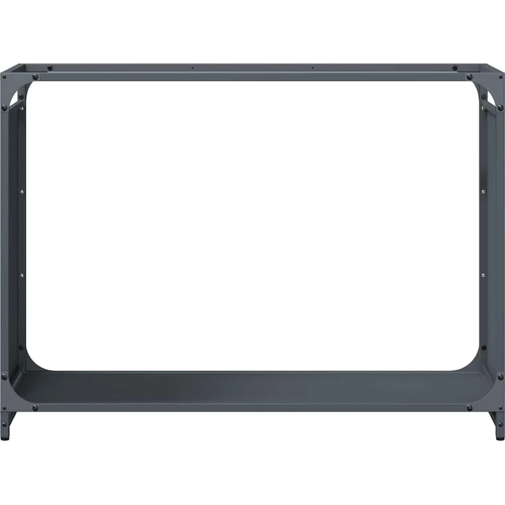 vidaXL Brennholzregal Anthrazit 90x28x65 cm Kaltgewalzter Stahl 864205 – Bild 4