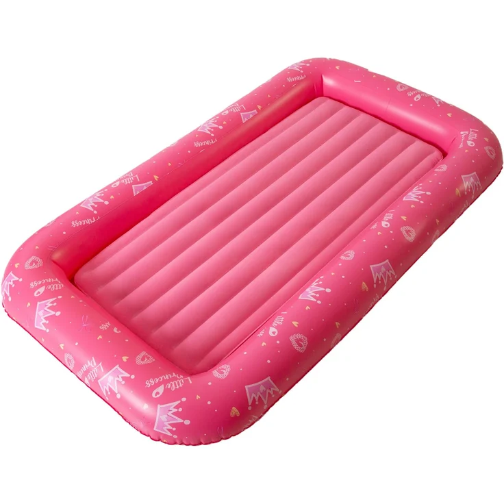 Avenli Luftmatratze Kinderluftbett aufblasbar DreamAir 152 x 89 x 17,5 cm rosa – Bild 1