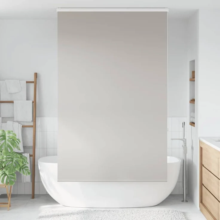 vidaXL Duschrollo mit Kassette 140x240 cm Stoffbreite 136 cm 4014994 – Bild 2