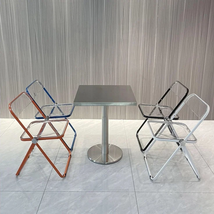 Muxing Bartisch Edelstahl Tisch rostfrei stabil Balkon Gastro (1-St) – Bild 3
