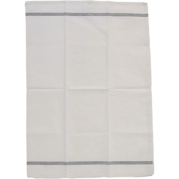 Geschirrtuch Küchenhandtuch Küchentuch Baumwolle Creme Streifen Laursen 6662-24