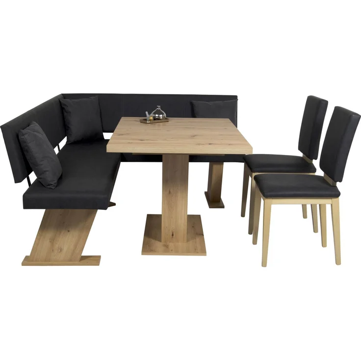 MSZ Design Eckbank Eckbankgruppe Essgruppe VERONA 181 x 150 cm Artisan Eiche – Bild 4