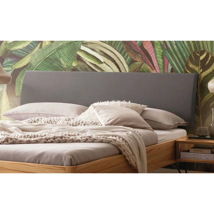 Hasena Massivholzbett Lugano Wildbuche, gepolstert 180x200 cm – Lounge – Bild 3
