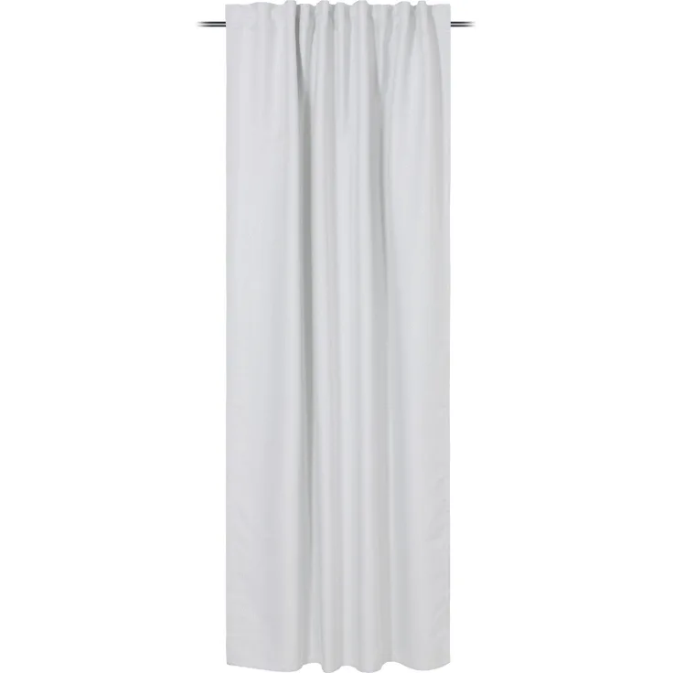 GÖZZE Fertigvorhang DARK weiß BH 140x245 cm weiß Gardine Flächenvorhang