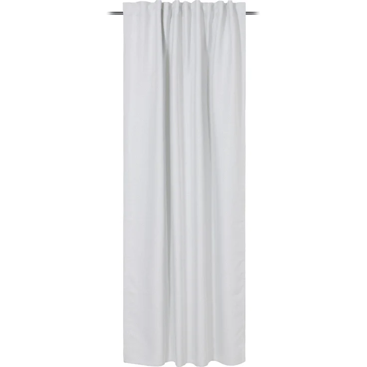 GÖZZE Fertigvorhang DARK weiß BH 140x245 cm weiß Gardine Flächenvorhang