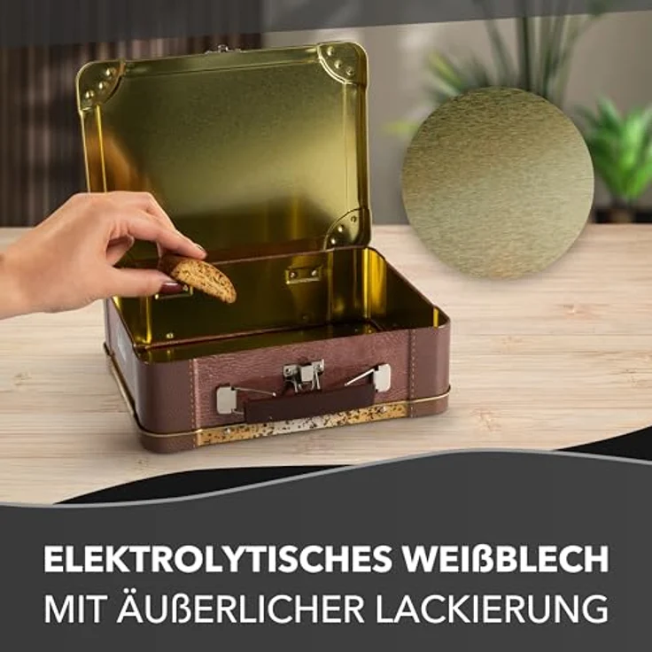 MediMuc Keksdose Koffer Dosen Auswahl, Koffer Vintage – Bild 5