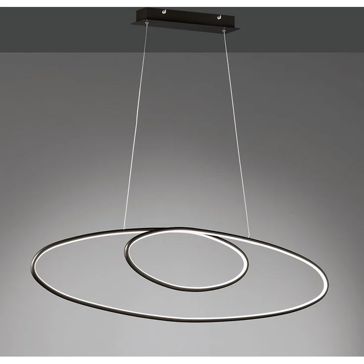 LED Hängeleuchte, Switch-Dimmer, Höhenverstellbar, L 110 cm – Bild 4
