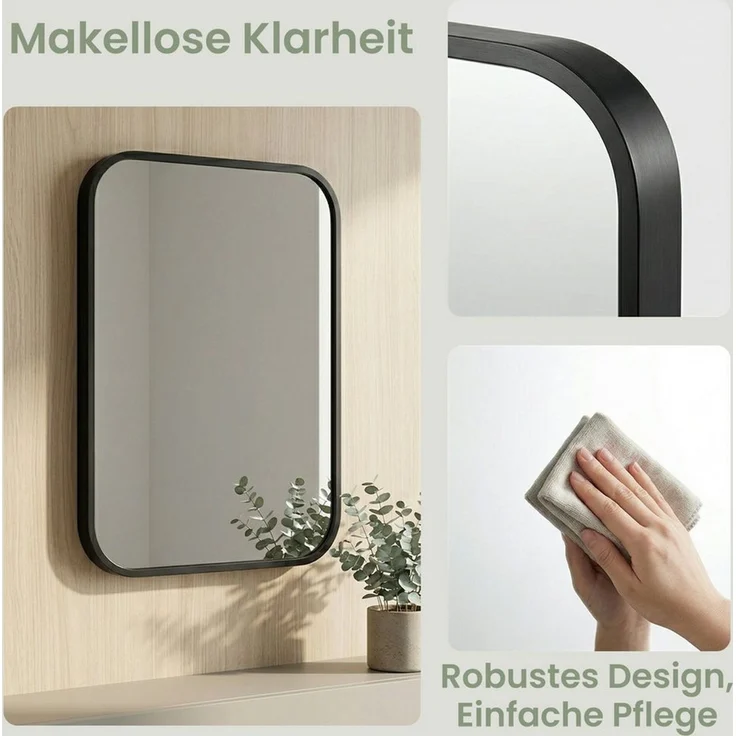 Youyijia Ganzkörperspiegel Wandspiegel Schminkspiegel Badezimmer-Hängespiegel – Bild 3