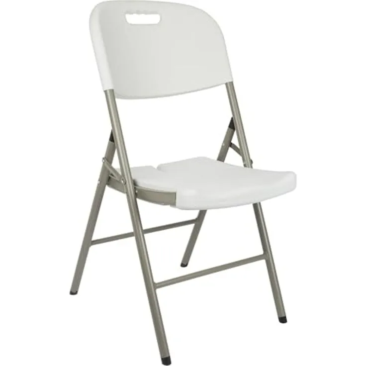 Stabiler Klappstuhl weiß, Campingstühle Balkonstühle klappbar, Garten
