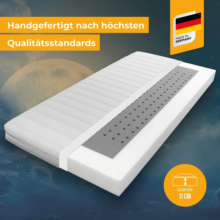 Kindermatratze Kaja, 11 cm, Preistipp Stiftung Warentest GUT (2,2) Ausgabe 09/2024 getestet in 70x140 cm Größe 60 x 120 cm – Bild 2