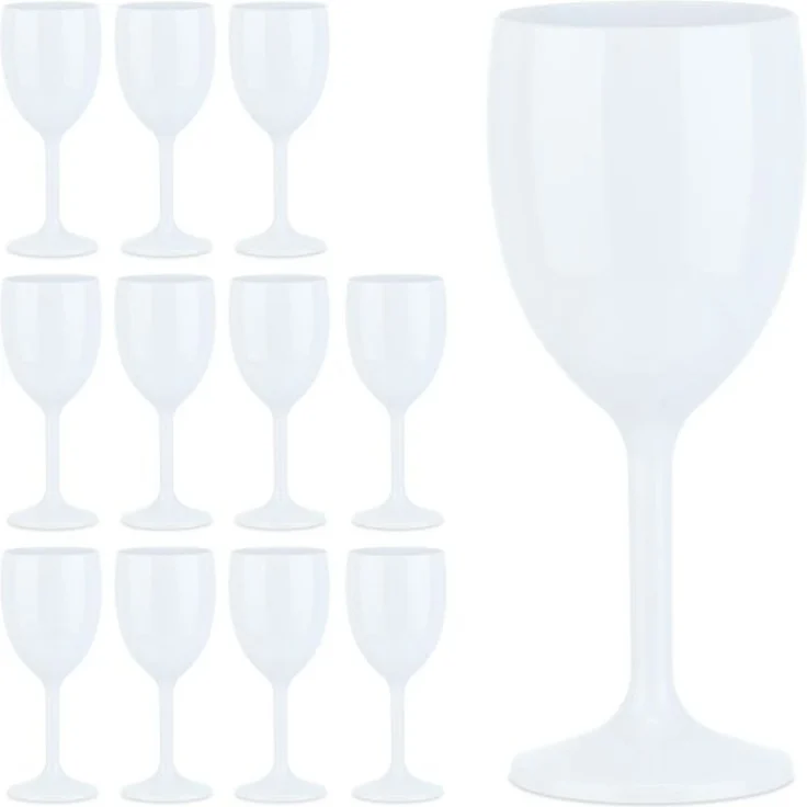 Relaxdays Weingläser Kunststoff 12er Set – Bild 1
