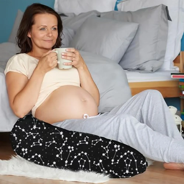 Amilian Stillkissen XXL - Seitenschläferkissen - Schwangerschaftskissen - Lagerungskissen, Pregnancy Pillow - Stillkissen 170 cm - Body Pillow - Schlafkissen Seitenschläfer, Seitenschläferkissen Schwangerschaft - Kissen – Bild 8