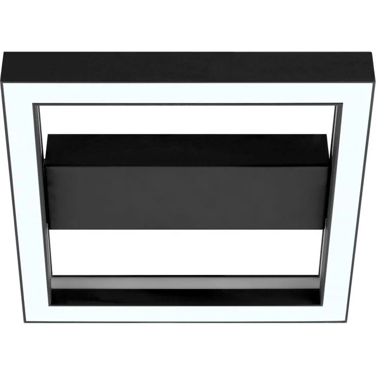 Brilliant Leuchten No. G99312-76 LED Wand- und Deckenleuchte Icarus 30x30 cm sand schwarz – Bild 4