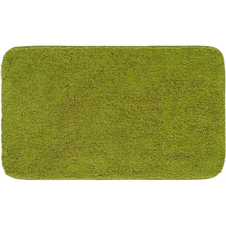 Badematte >MELANGE< in kiwigrün, 100% Polyacryl ULTRASOFT - 120x70x2,7cm (LxBxH)