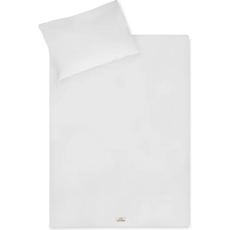 Julius Zöllner Bettwäsche 100x135 cm uni weiß
