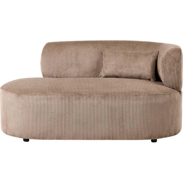 Rechtsseitige Chaiselongue VANVEY Cord Sandbeige – Bild 4